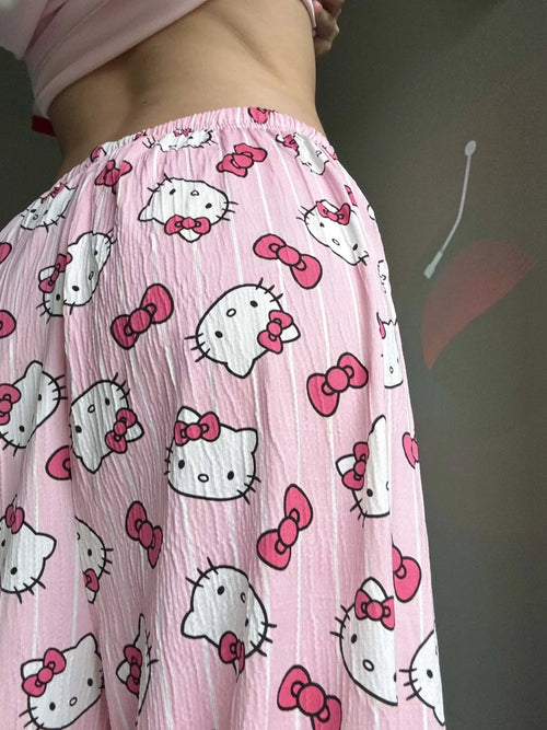 Cozy Hello Kitty Pajama Pants