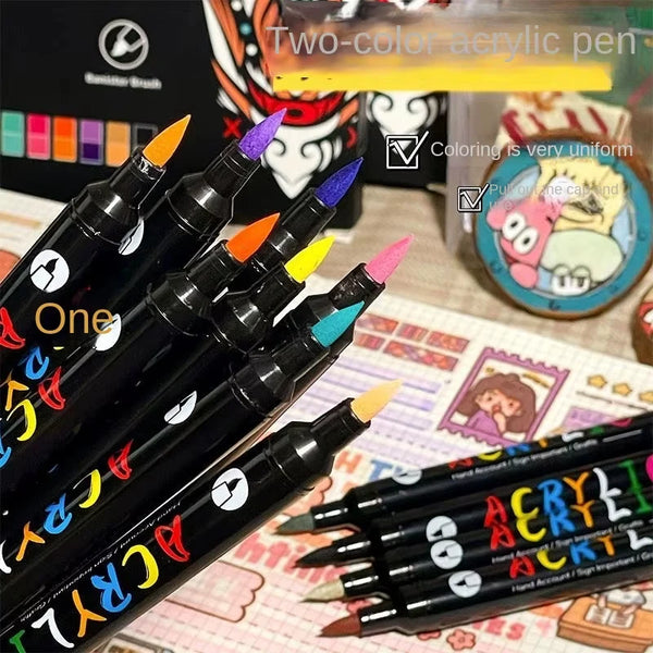 Vivid Colors Dual-Tip Paint Pens