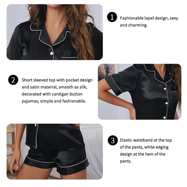 Satin Summer Pajama Set