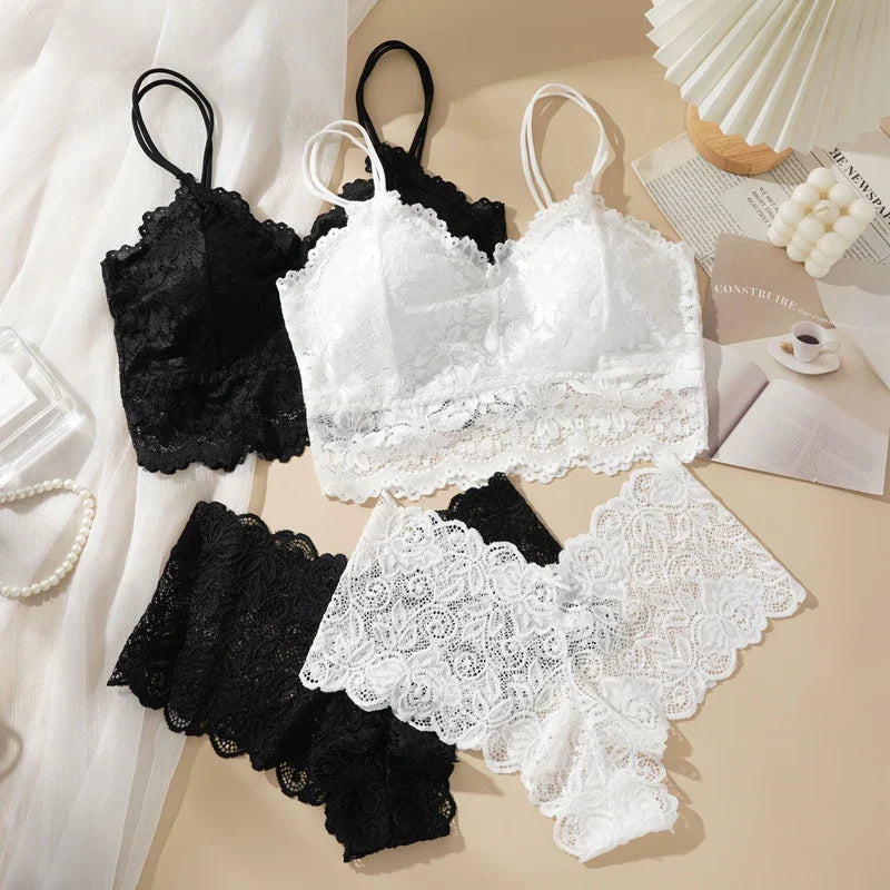 Elegant Lace Bra Panty Set