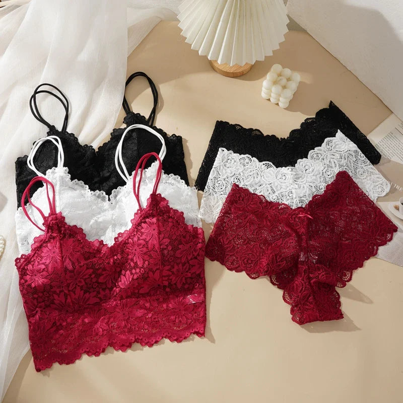 Elegant Lace Bra Panty Set