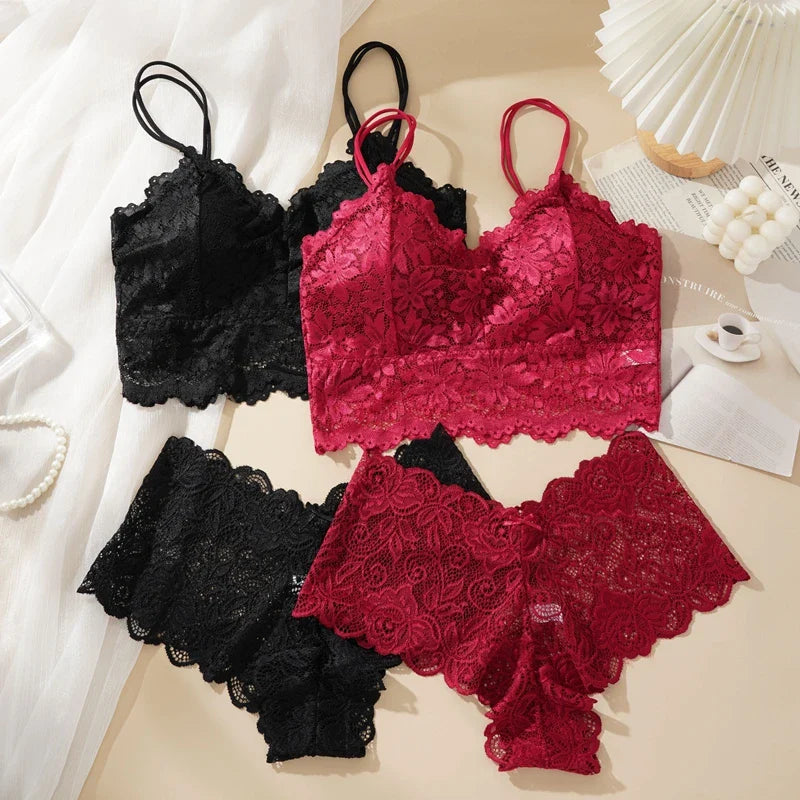 Elegant Lace Bra Panty Set